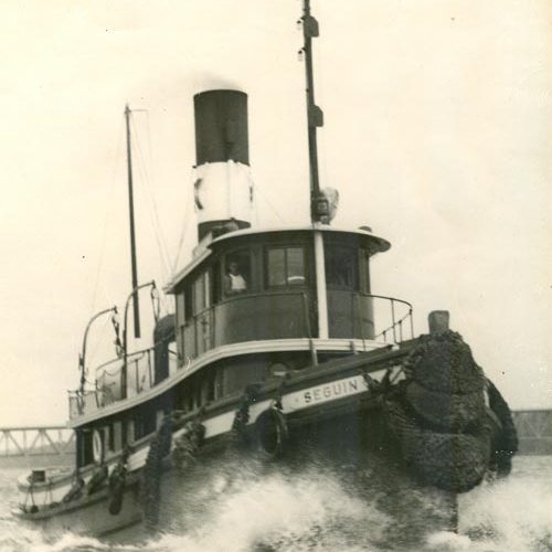Steam powered Tugboat Seguin from Belfast Maine