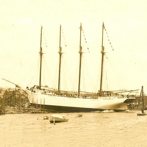 The Blanche C Pendleton last ship built in Belfast